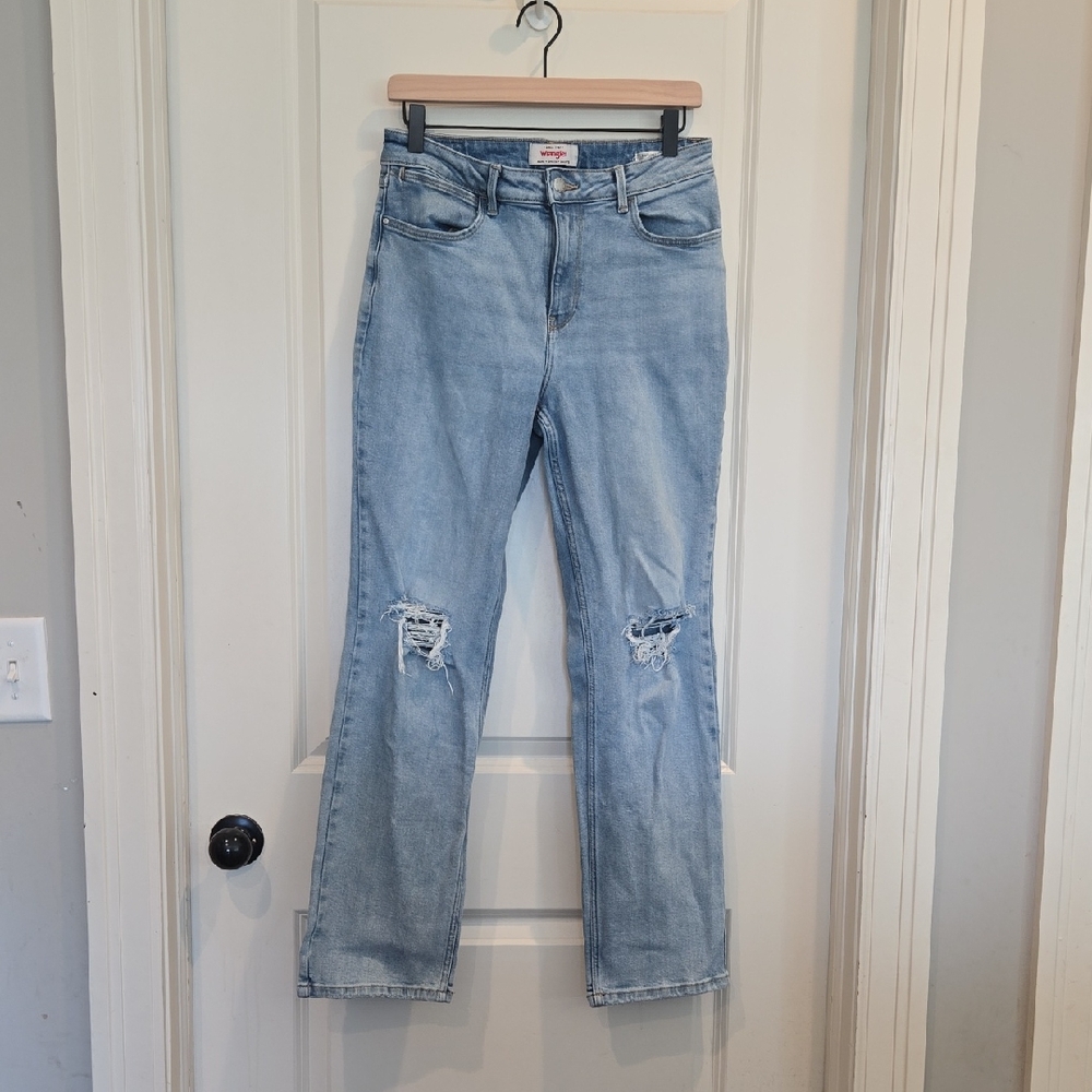 Wrangler Womens High Rise True Straight Leg Jeans Size 8/29x30